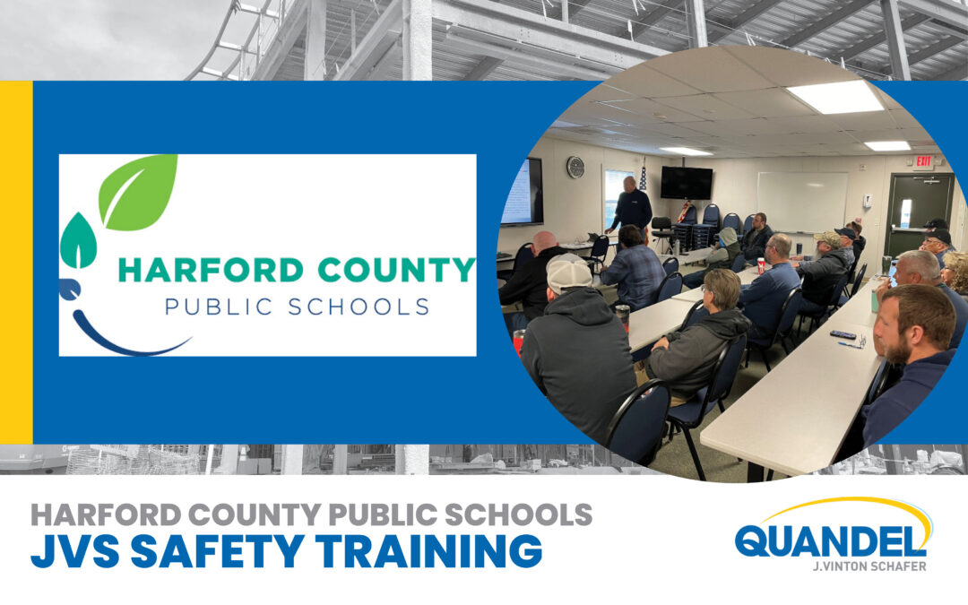J. Vinton Schafer Construction, LLC Partners with Harford County Public Schools for Comprehensive Safety Training